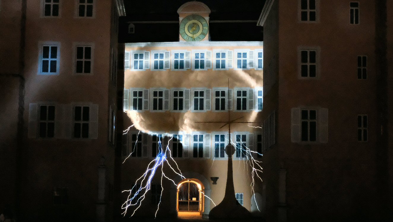 Schwetzinger Schloss Lichtershow