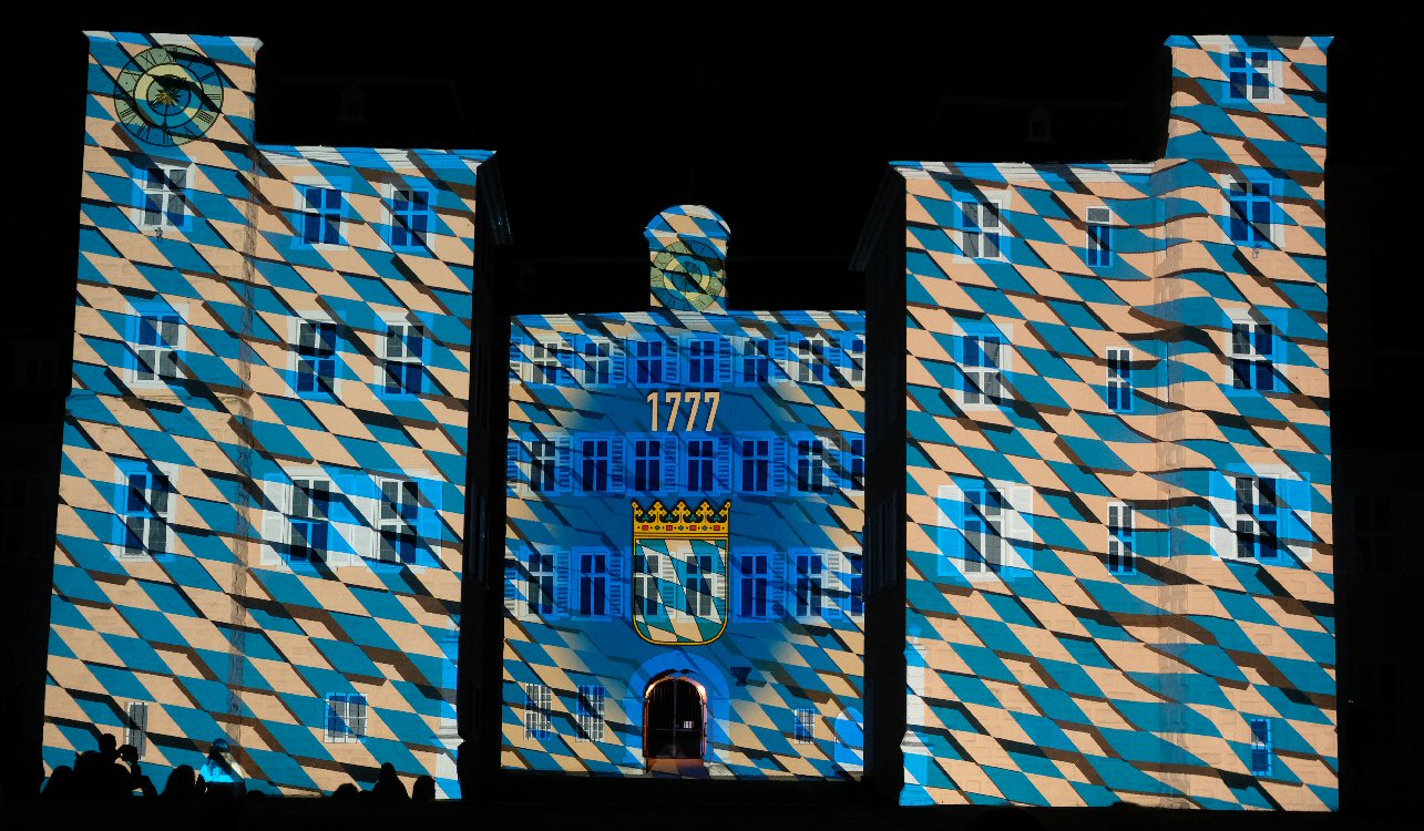 Schwetzinger Schloss Lichtershow