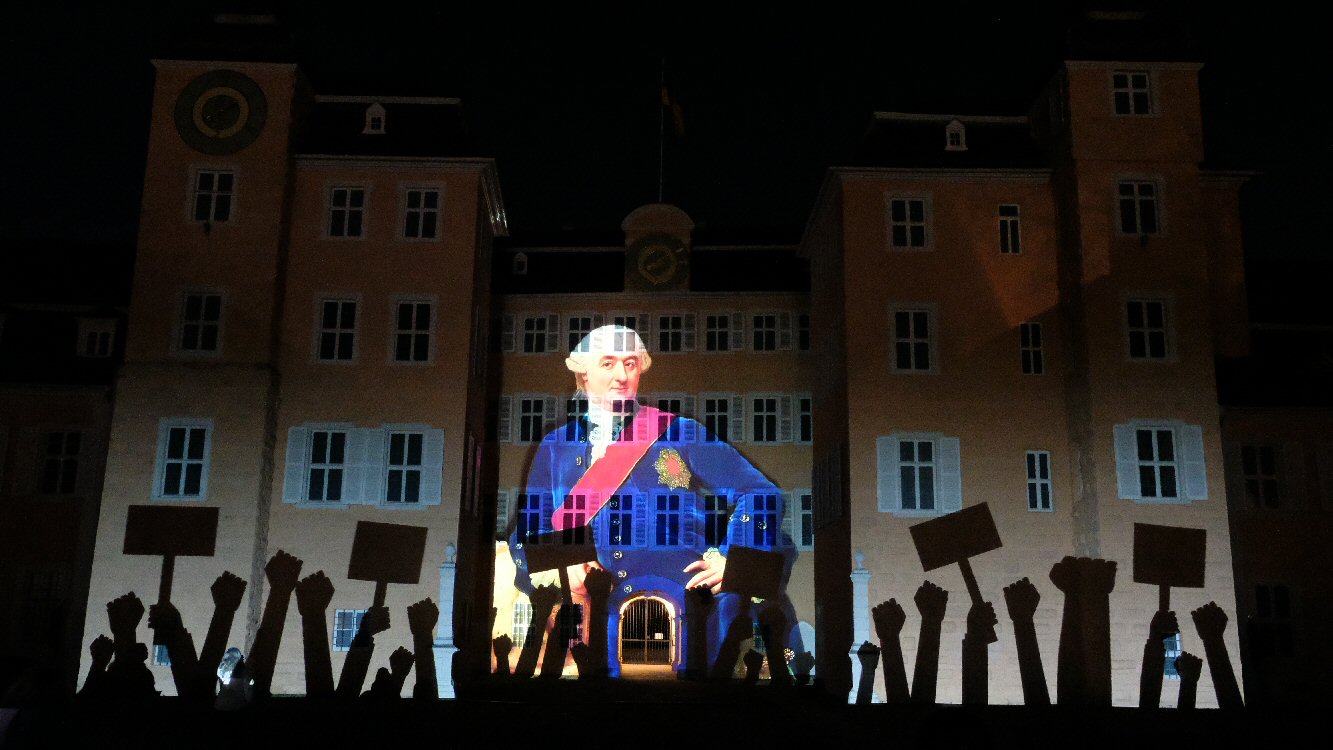 Schwetzinger Schloss Lichtershow