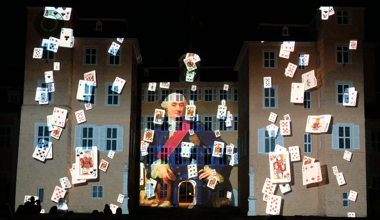 Schwetzinger Schloss Lichtershow