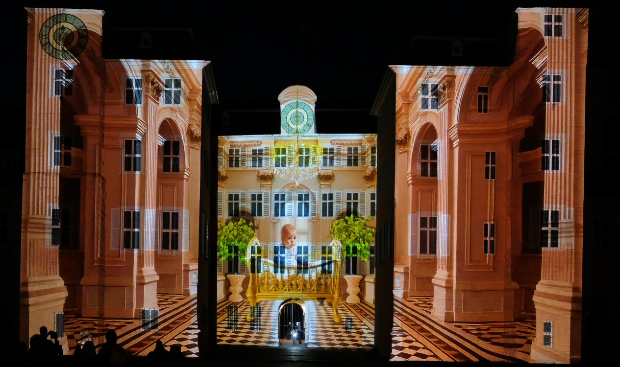 Schwetzinger Schloss Lichtershow