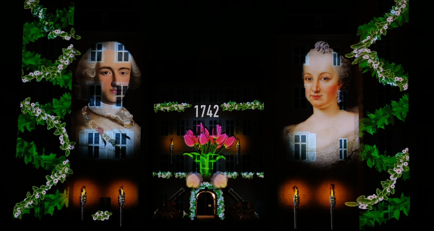 Schwetzinger Schloss Lichtershow