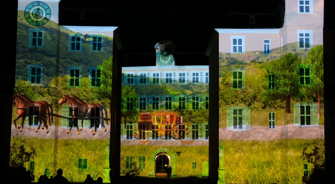 Schwetzinger Schloss Lichtershow