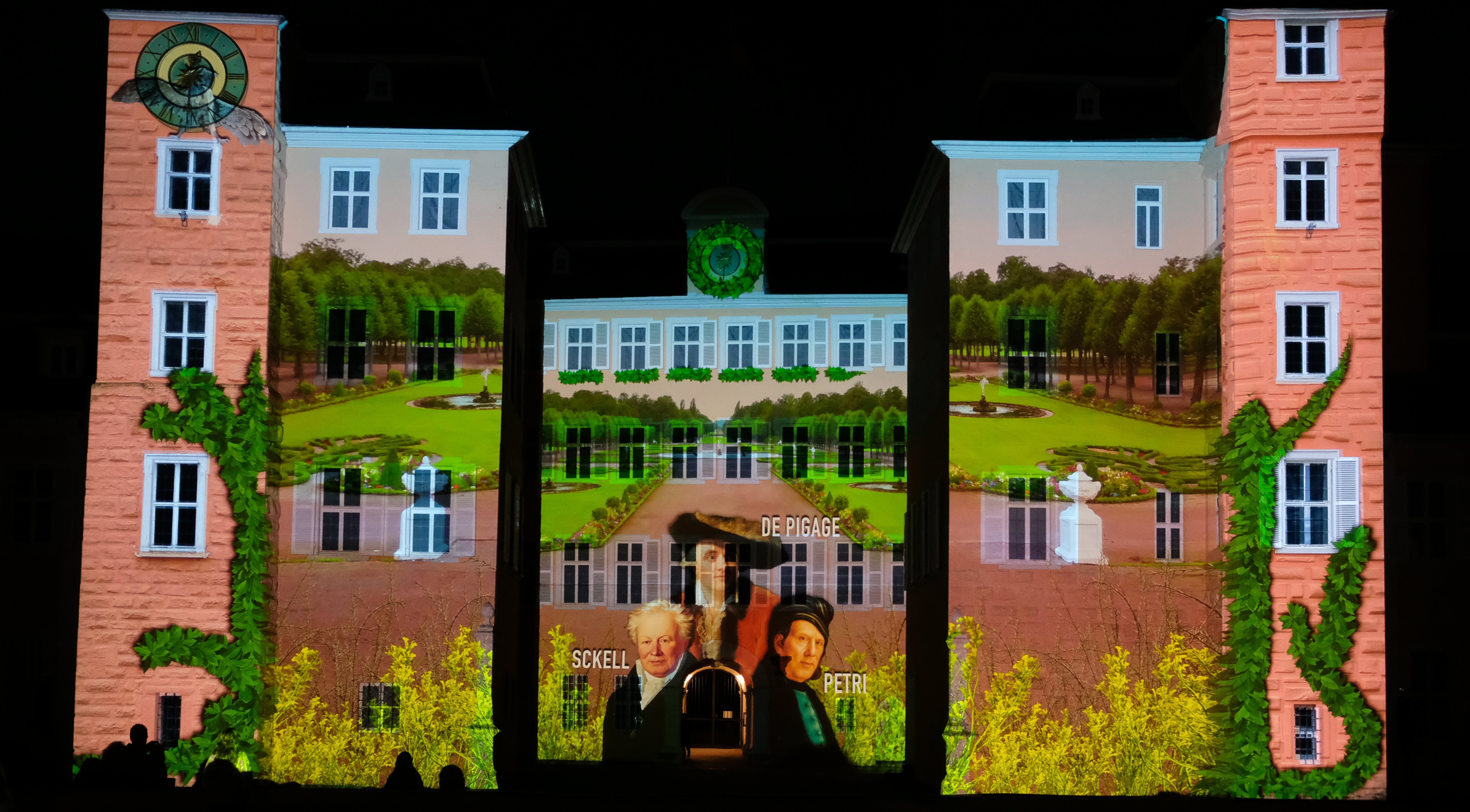 Schwetzinger Schloss Lichtershow