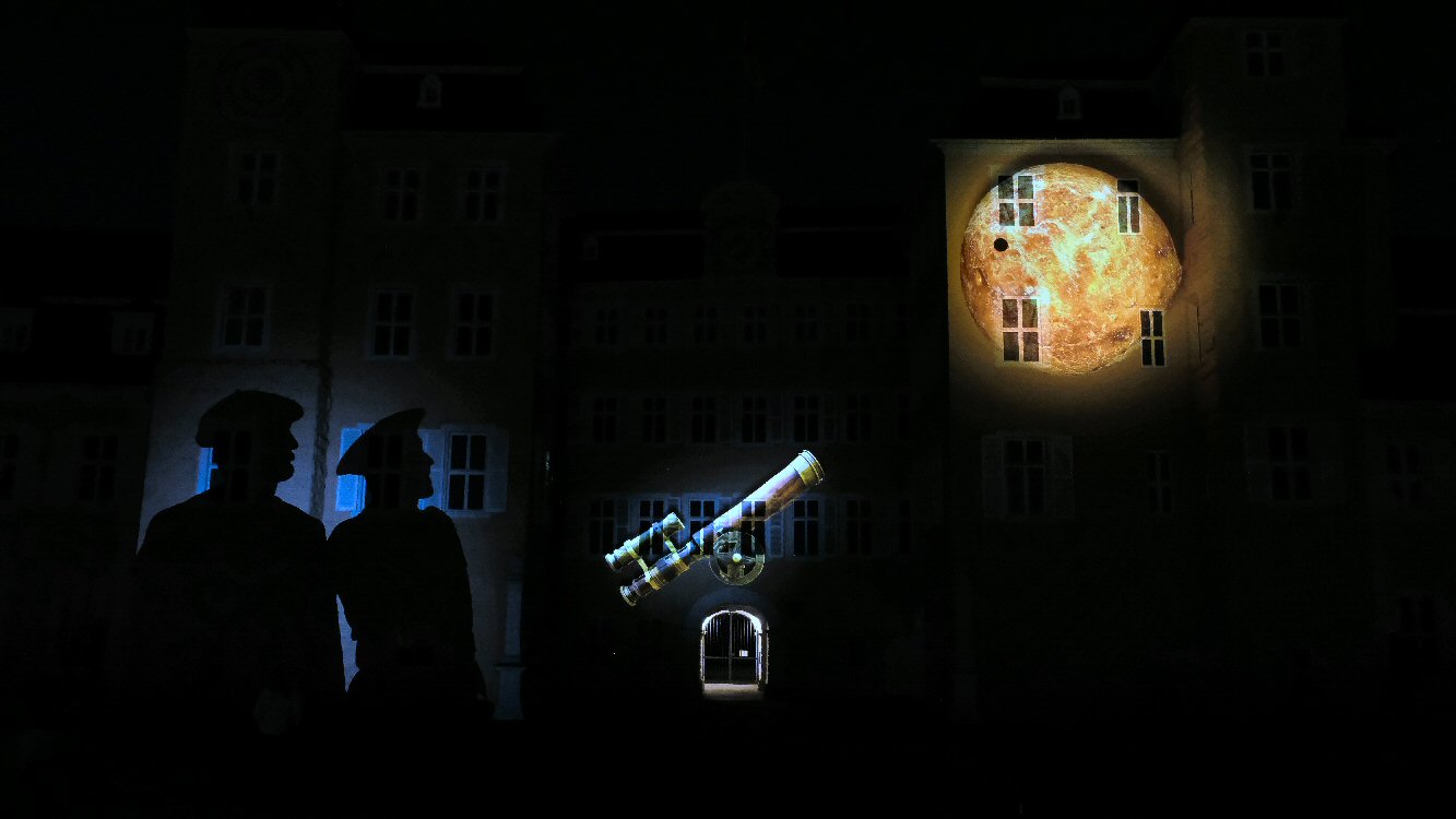 Schwetzinger Schloss Lichtershow