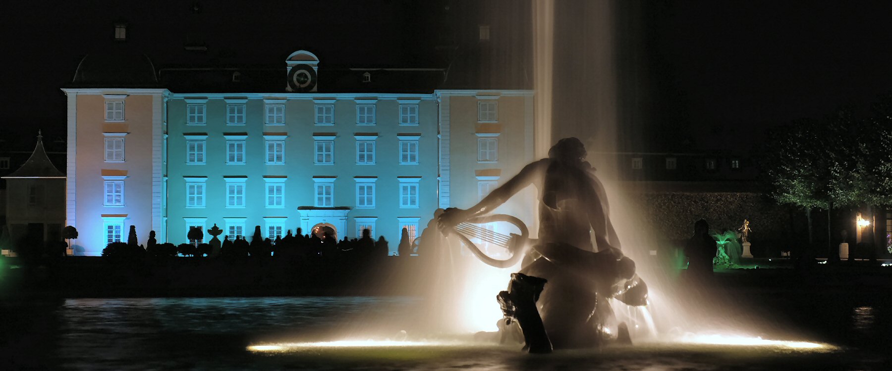 Schwetzinger Schlossgarten Nacht
