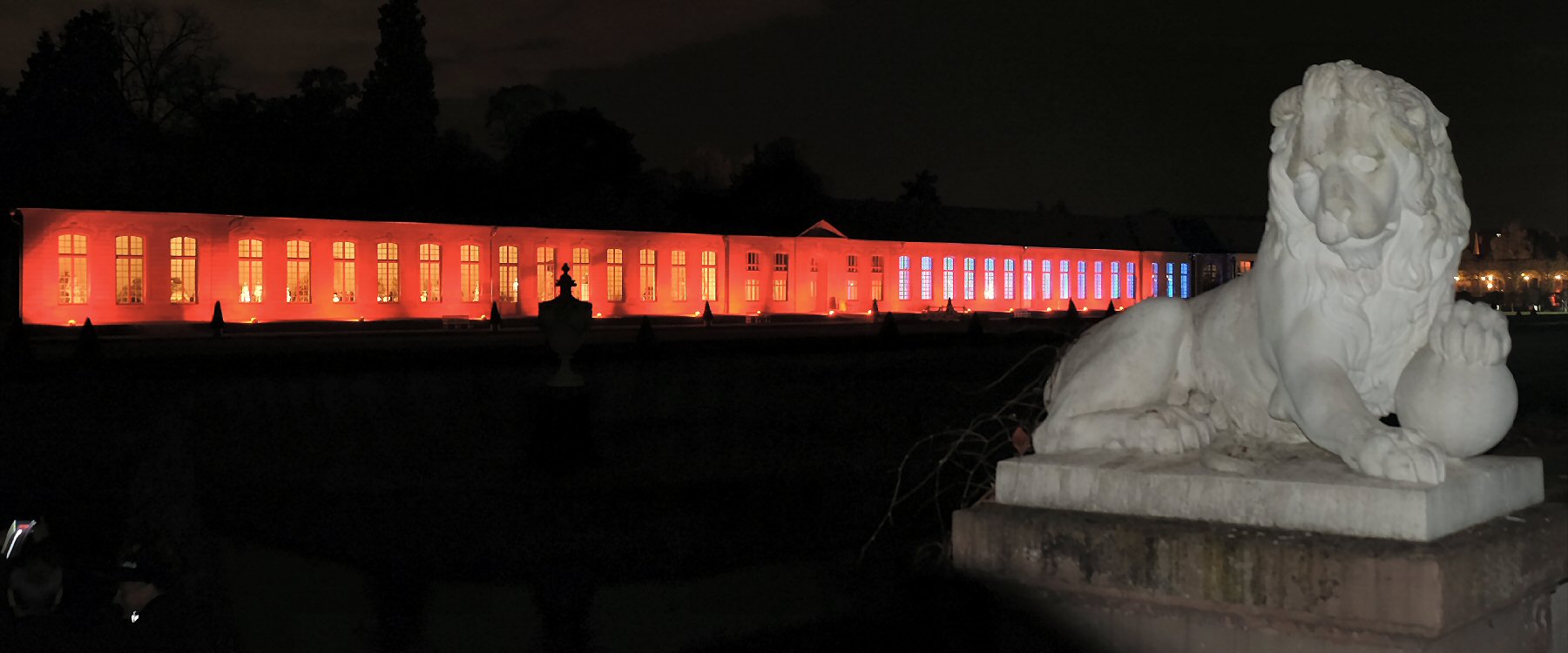 Schwetzinger Schlossgarten Nacht
