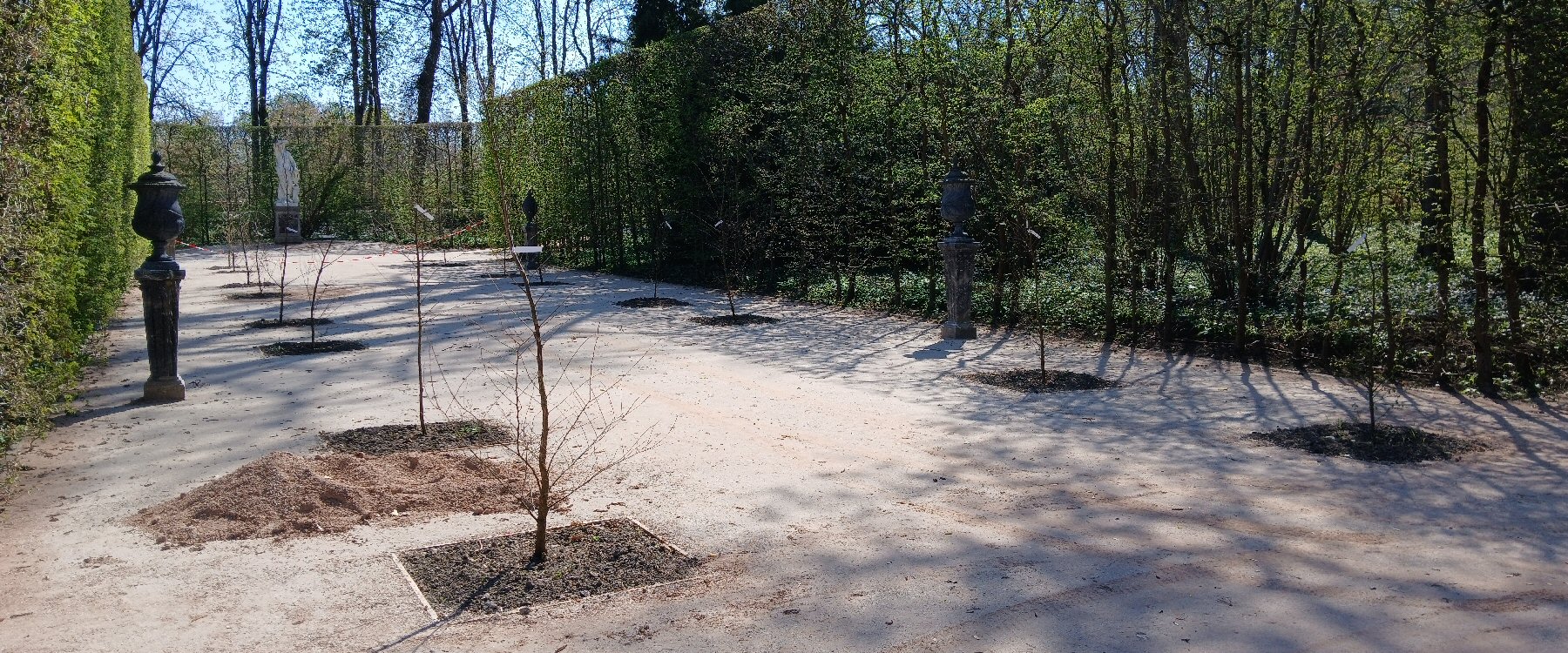 Schwetzinger Schlossgarten Urnenallee