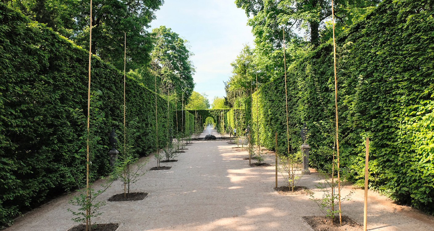 Schwetzinger Schlossgarten Urnenallee