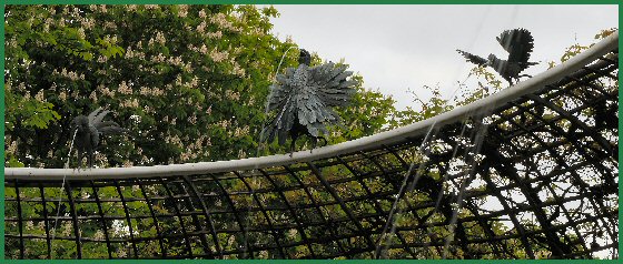 Wasserspeiende Vögel